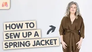 How to Sew a Simple Unlined Jacket | Spring Jacket | Papercut Patterns Juno Jacket Sewalong