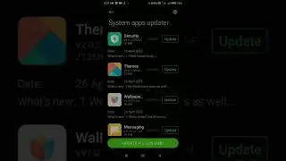 Redmi 7 A MIUI 12.5 New system App updater - 9 New updates