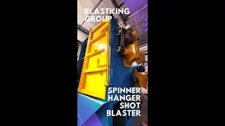 Spinner Hanger Shot Blasting Machine🔴A Show-Off Video from Fabrication to Blasting Effect