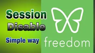 Freedom: Disable Session | freedom block distracting app | disable season in freedom