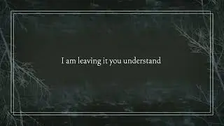 Winter Leaves - Belfast (Official Lyric Video)