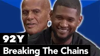 Usher Raymond IV and Harry Belafonte with Soledad O'Brien: 