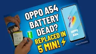OPPO A54 BATTERY REPLACEMENT | How to Change Oppo A54 Battery #oppo #repair #battery @HelloPhones