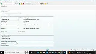 Material requirement planning and MD04