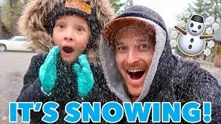 ☃️ UNEXPECTED SNOW STORM! 🌨