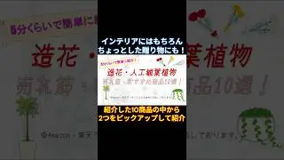 造花・人工観葉植物のおすすめ！ Recommended artificial flowers！ #造花 #人工観葉植物 #おすすめ