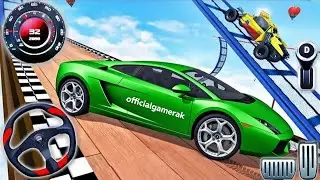 Mega Ramp Car Stunt 😱 | Impossible Car Jumping | Extreme Racing Android Gameplay
