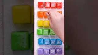 #ASMR rainbow jelly cubes #shorts #remix #jelly #cubes #fypシ #satisfying video #rainbowjelly
