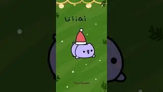 Purple Cat Christmas Cat Miuu #uiiai