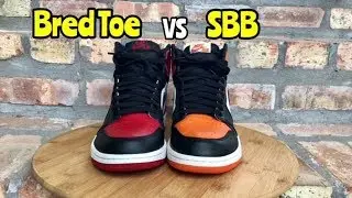 Jordan 1 Comparison &ldquo;Shattered Backboard&rdquo; VS &ldquo;Bred Toe&rdquo;