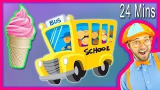 ABC Song and more Nursery Rhymes from Blippi Kids Songs &ndash; Compilation 24 minutes!