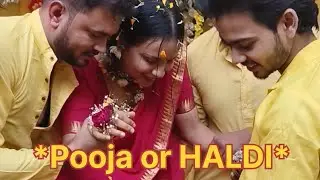 Pooja & Haldi  | S. R.  Wedding | 10 Dec. 2025 #familyfun#weddingvibes #haldi #up #hindurituals 