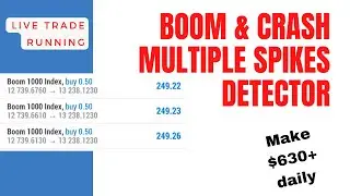 How to catch Boom And Crash Spikes easily// 99.999% accurate spikes detector.