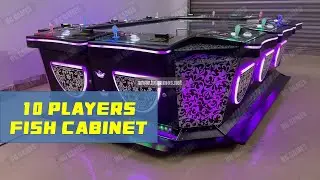 86-Inch 10 Players Luxurious Fish Game Cabinet,Fish Game Machine