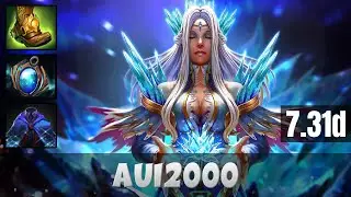 AUI2000 Crystal Maiden BOTTOM LANE Gameplay | Dota 2 Full Game