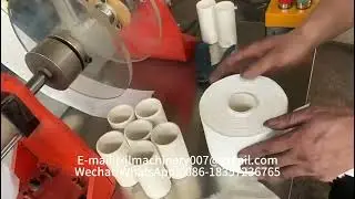 Fully Automatic 2 Layers Toilet Paper Roll Making Machine Perforating Rewinding Machine