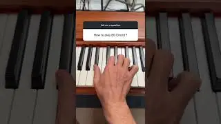 Bb Major Chord on Piano