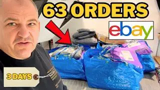 Мой самый загруженный день на eBay — 63 заказа отправлены!