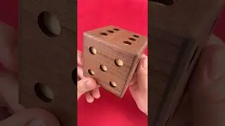 Use a rolling movement to open the Karakuri Dice box. #puzzlesolving #puzzle
