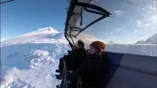 Ice Flyer, Titlis, Switzerland in winter
