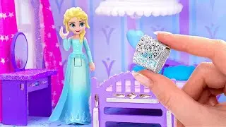 Queen Elsa&rsquo;s Frozen Crafts! ❄️👑 DIY Makeup, Outfits, and Mini House Makeover