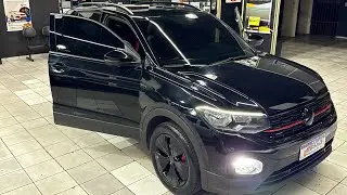 T-Cross Lâmpada Ultra Led + Fita DRL Seta Sequencial + InsulFilm + Pintura Black Piano + Buzina 