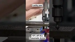 10% discount on ALL pneumatic tapping arms! #shorts #machinetools #tappingsolution #pneumatictools
