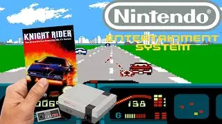 Knight Rider (1989) Nintendo Entertainment System (NES) Gameplay in HD～4K 60FPS