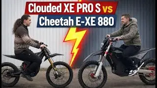 Порівняння висоти та зручності експлатаціі електро байків PRO S та Cheetah E-XE 880