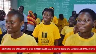 Coaching des candidats aux BEPC 2026 du lyc&eacute;e Les Palmiers de Togba. 