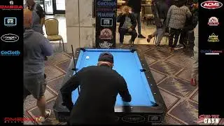 Carl Bolm(8) vs Brian Bosh(8) 20K ITM - 9 Ball  - LIVE from the Omega Action Room! Carl Gets +1