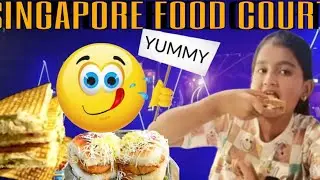 SINGAPORE FOOD COURT#CHEESE SANDWICH AND DELICIOUS VADA PAV 😋
