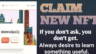 CLAIM FREE NFT/BSC😍/ALPCA nft