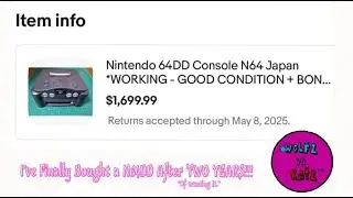 I Purchased a N64DD. (Not Clickbait)