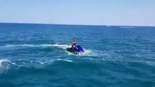 Jet Ski Explodes In Morocco & Sends Passengers Flying!