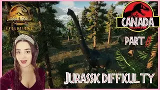 JURASSIC challenge mode - Canada - Jurassic World Evolution 2 [Part 2]