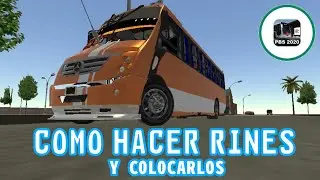 Cómo hacer y poner rines en Proton Bus Simulator | Tutorial en Español