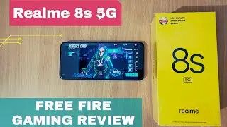 Realme 8s 5G Free Fire Gaming Review - High FPS | Ultra Graphics | MTK Dimensity 810