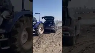 RS Car 4x4 _Off road_#Short_ 🚘 Audi Q7 was panicked and the loss was huge............ # Tractor