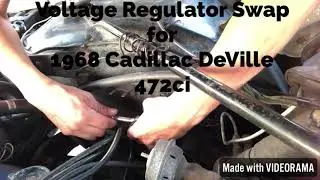 1968 Deville 472ci Voltage Regulator #1119515 No power, start undercharged battery fix #1964086 swap