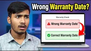 Fix Wrong Laptop Warranty Date (Lenovo/HP/Dell) Amazon Flipkart Invoice Trick Serial No | Plays Tech