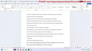 Analysis of a Qualitative Article / NSG 324: Research and Evidence-Based Practice