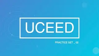 UCEED #MSQs / #MCQs / #PUZZLES // FROM PAST PAPERS // WITH SOLUTIONS // PRACTICE SET_02  #UCEED2021