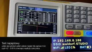 Tally Light System V2.0 - końcowe testy zasilania.