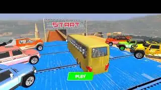 Crazy bus mega ramp stunts 🚍 impossible bus racing on tracks | bus simulator 2025 gameplay