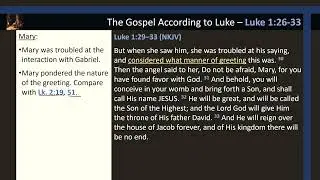 Luke 1 26 33 Gabriel and Mary