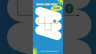 Match Stick Puzzle 2 | Tricks | Activities for Kids | ideas for indoor