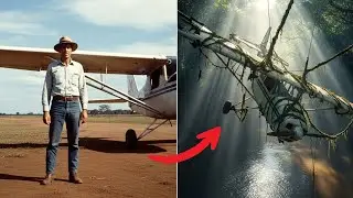 Sumiu em 1968: avi&atilde;o monomotor de fazendeiro &eacute; encontrado preso em galhos sobre o Rio Araguaia