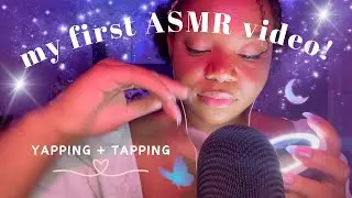 my first asmr video! (tapping, yapping, and such) 🫧 ˘͈ᵕ˘͈🤍