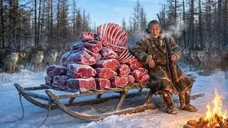 Survival In Wolf Territory ❄️ Defending Our Winter Food Supply